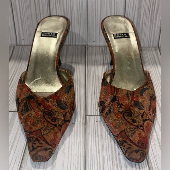 Costa Blanca Paisley Mule Size 7.5 ❤️ - Picture 2 of 13